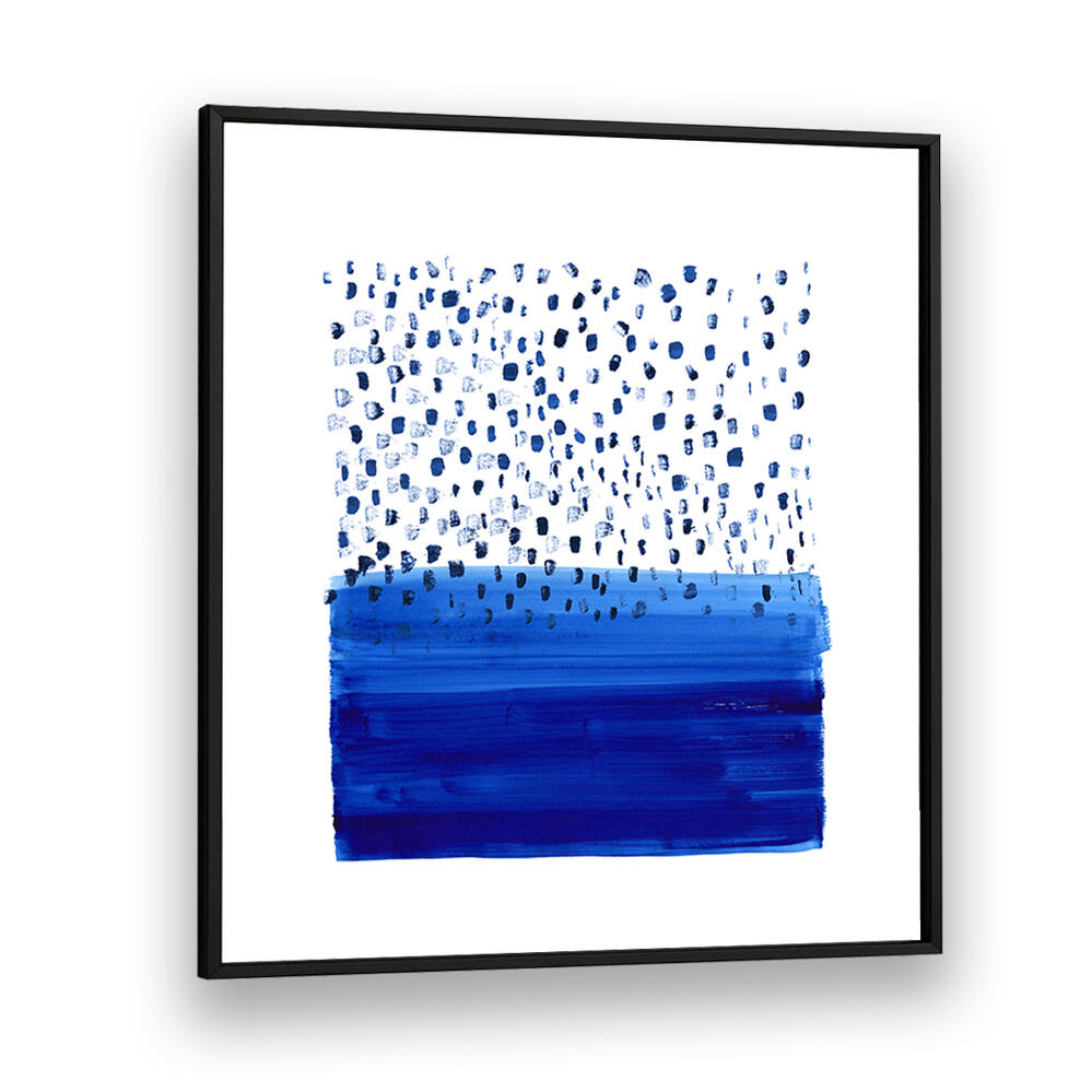 Vibrant abstract painting titled UNDER THE BLUE RAIN IS SEA, perfect for transforming any living space.