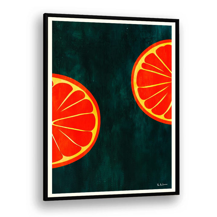 Brighten your kitchen with YOU AND ME, KITCHEN POSTERS, featuring vibrant orange slices for a charming touch.