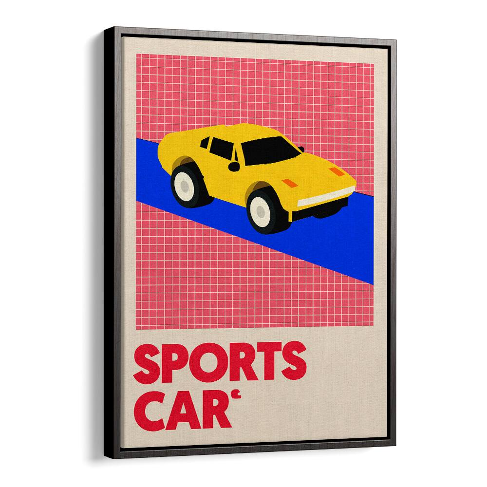 Stylish SPORTS CAR art in vibrant colors, perfect for CAR POSTERS enthusiasts seeking unique decor.