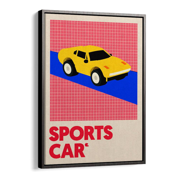 Stylish SPORTS CAR art in vibrant colors, perfect for CAR POSTERS enthusiasts seeking unique decor.