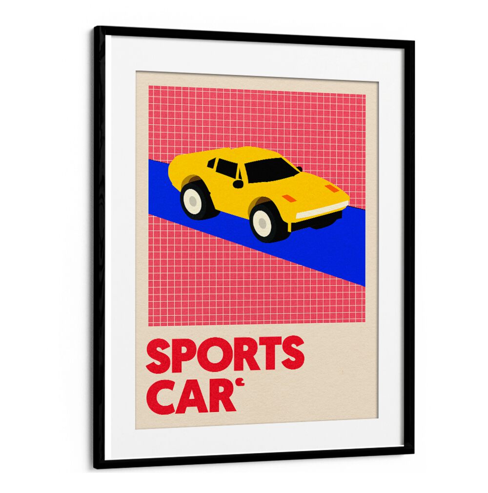 Stylish SPORTS CAR poster showcasing vibrant design, perfect for car enthusiasts. Ideal for unique room decor.