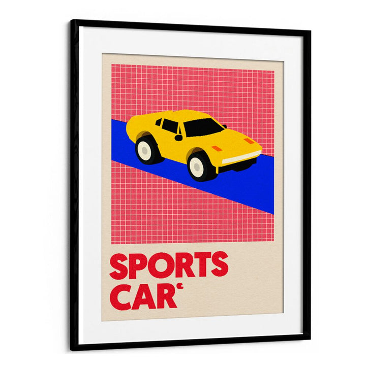Stylish SPORTS CAR poster showcasing vibrant design, perfect for car enthusiasts. Ideal for unique room decor.