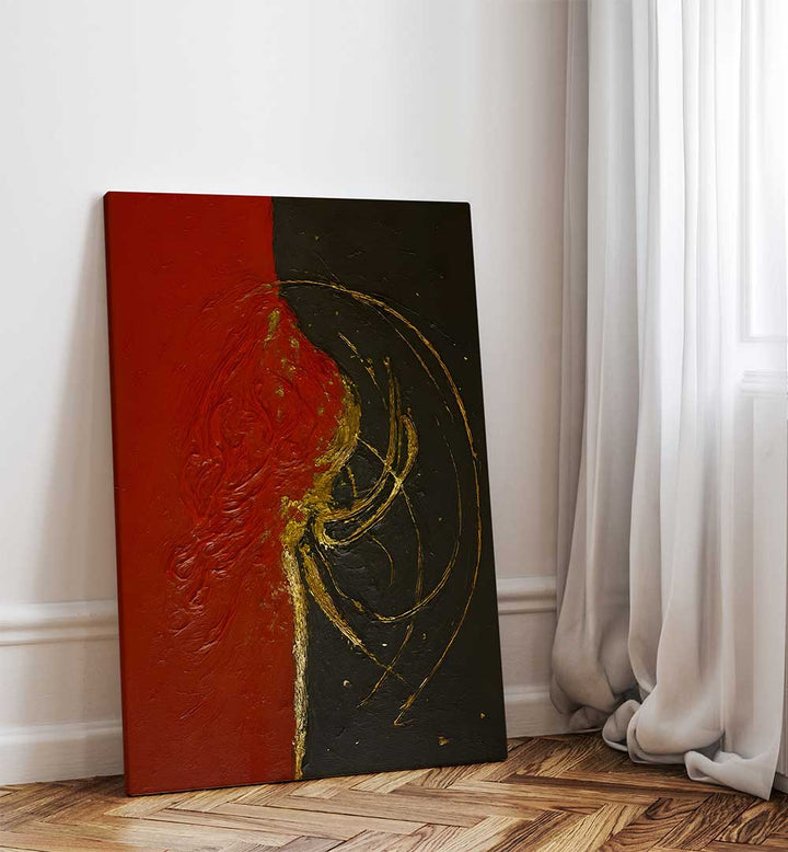 BLOOD AND GOLD SPIRAL , EXPRESSIONISM PAINTINGS