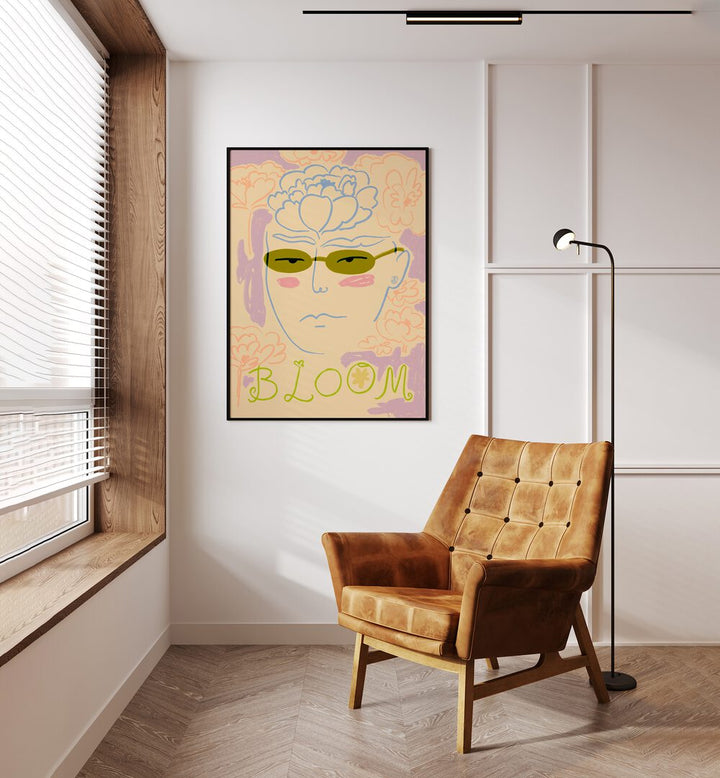 Bright and modern artwork from BLOOM II, PORTRAITS adds charm to any space with its unique figurative illustrations.