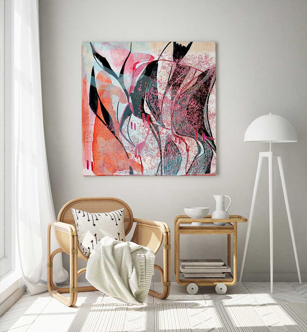 BLOOMING ABSTRACTION , ORGANIC FORMS