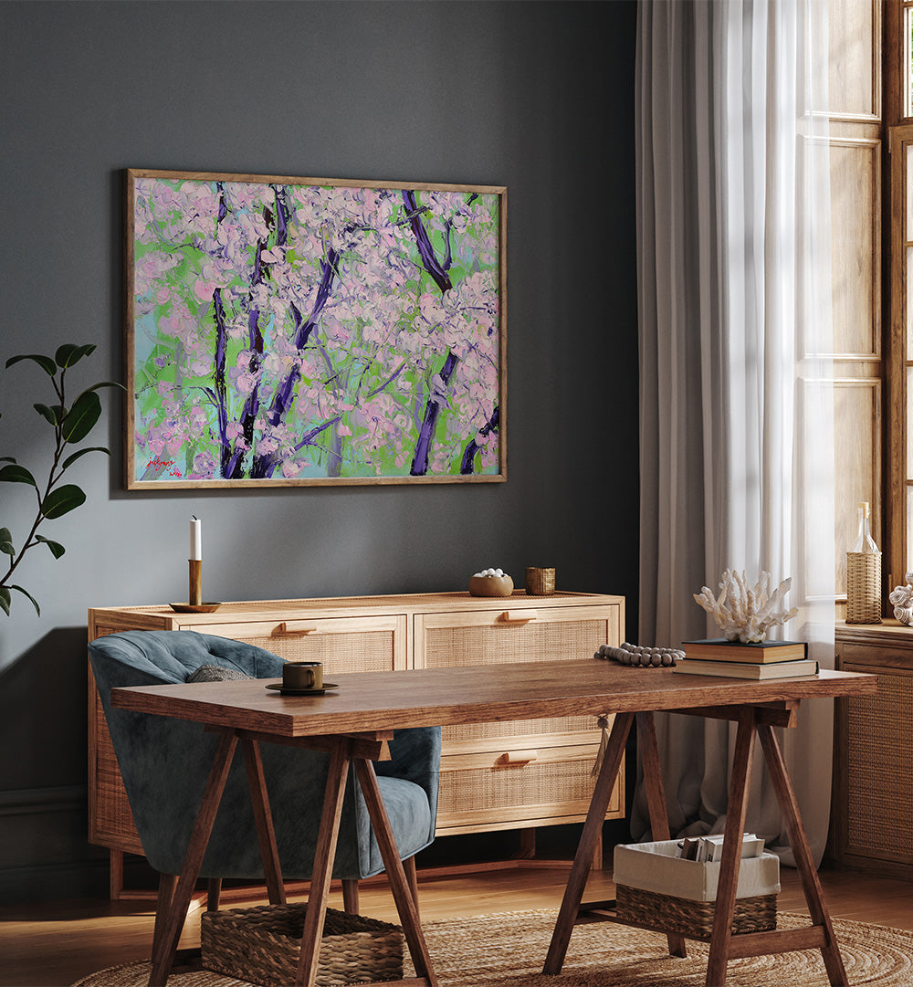 BLOOMING CHERRY TREES