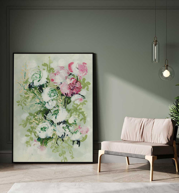 BLOOMING WHIRL , FLORAL FLOWER PAINTINGS