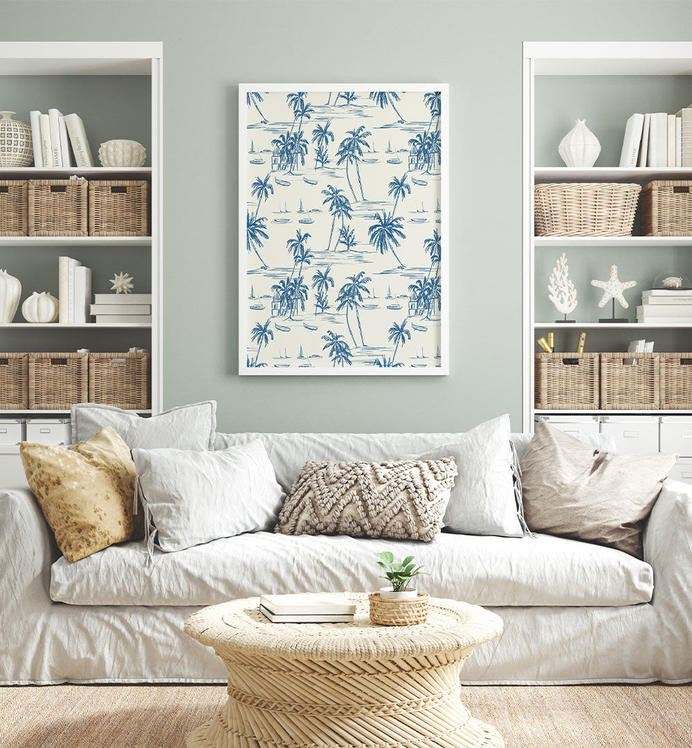 BLUE BEACH PATTERN