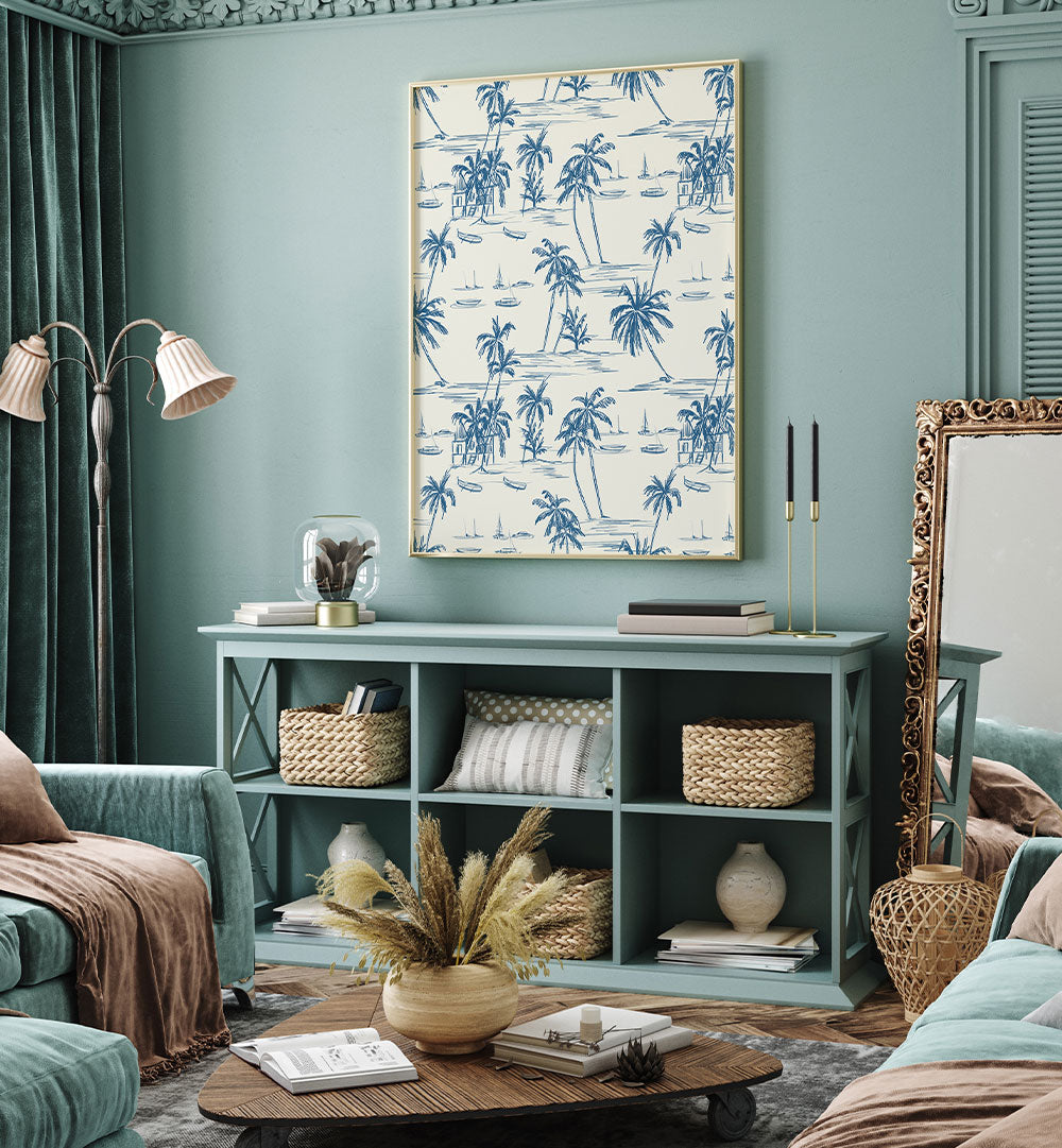 BLUE BEACH PATTERN