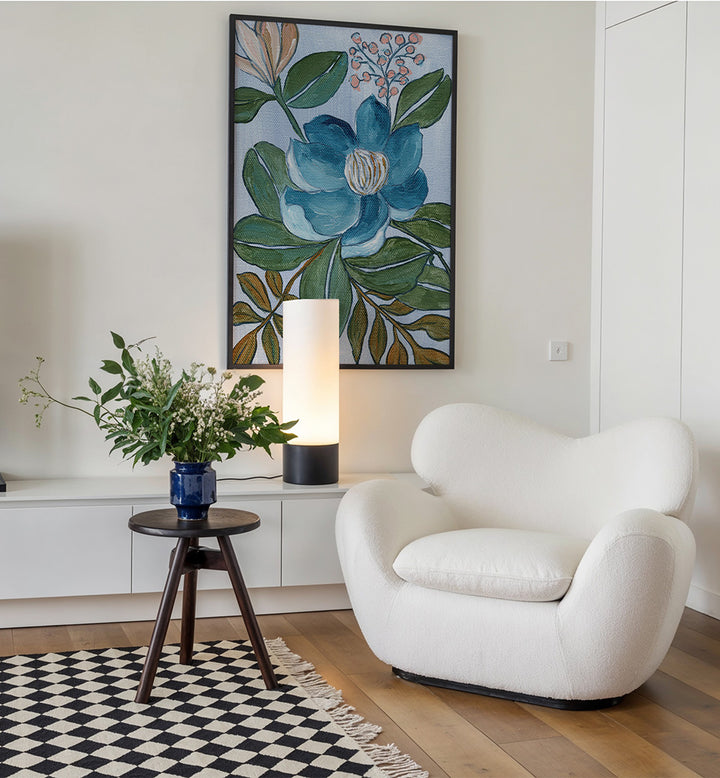 BLUE BLOSSOM , FLORAL FLOWER PAINTINGS