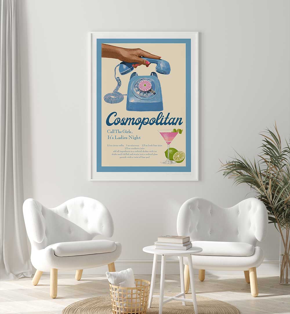 BLUE COSMO , FASHION POSTERS