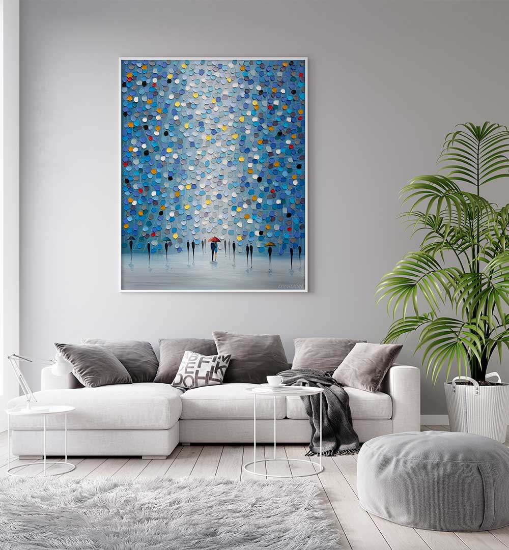 BLUE HEAVEN , MODERN IMPRESSIONISM PAINTINGS