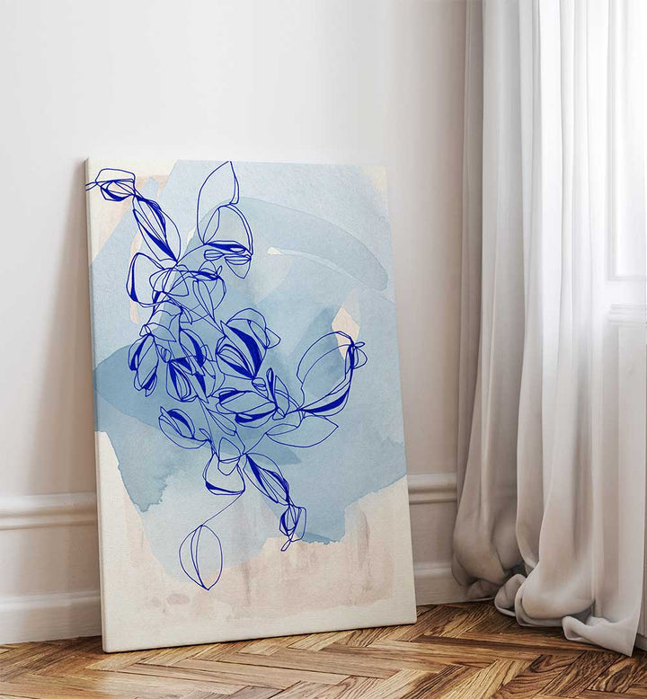 BLUE VINE ELEGANCE , ORGANIC FORMS