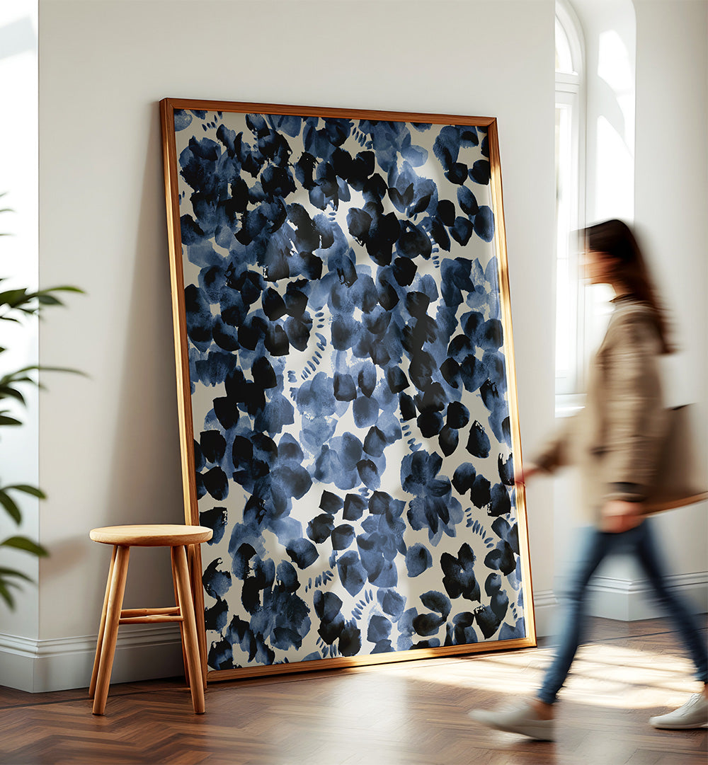BLUE WATERCOLOR BLOOMS