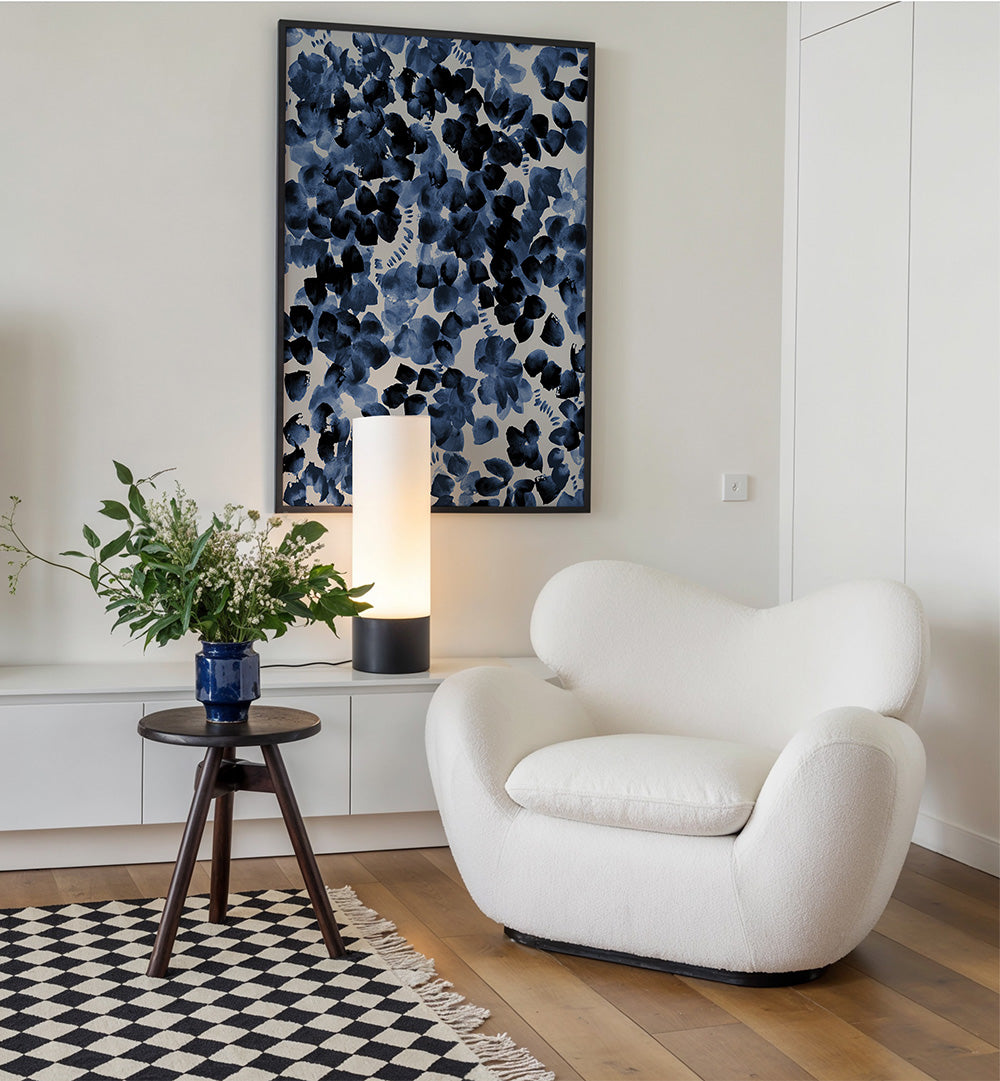 BLUE WATERCOLOR BLOOMS