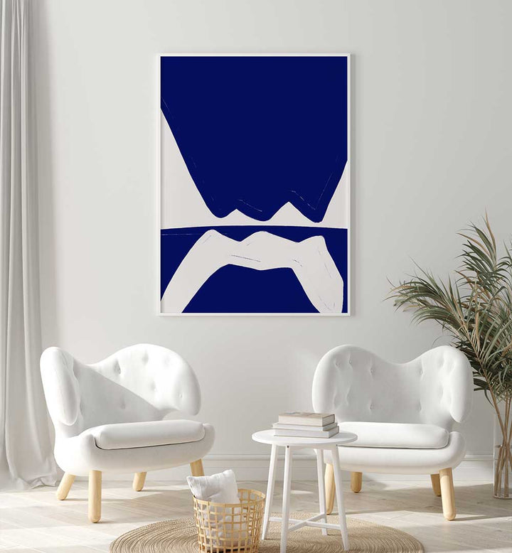 BLUE WAVES HARMONY , ABSTRACT PAINTINGS