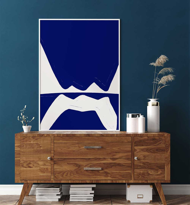 BLUE WAVES HARMONY , ABSTRACT PAINTINGS