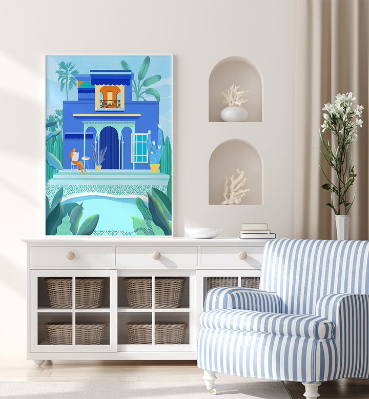 BLUE OASIS , TRAVEL POSTERS