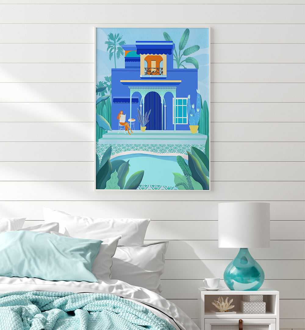 BLUE OASIS , TRAVEL POSTERS