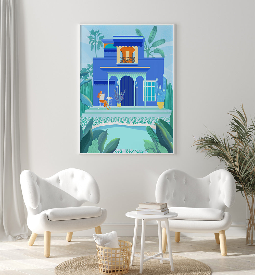 BLUE OASIS , TRAVEL POSTERS