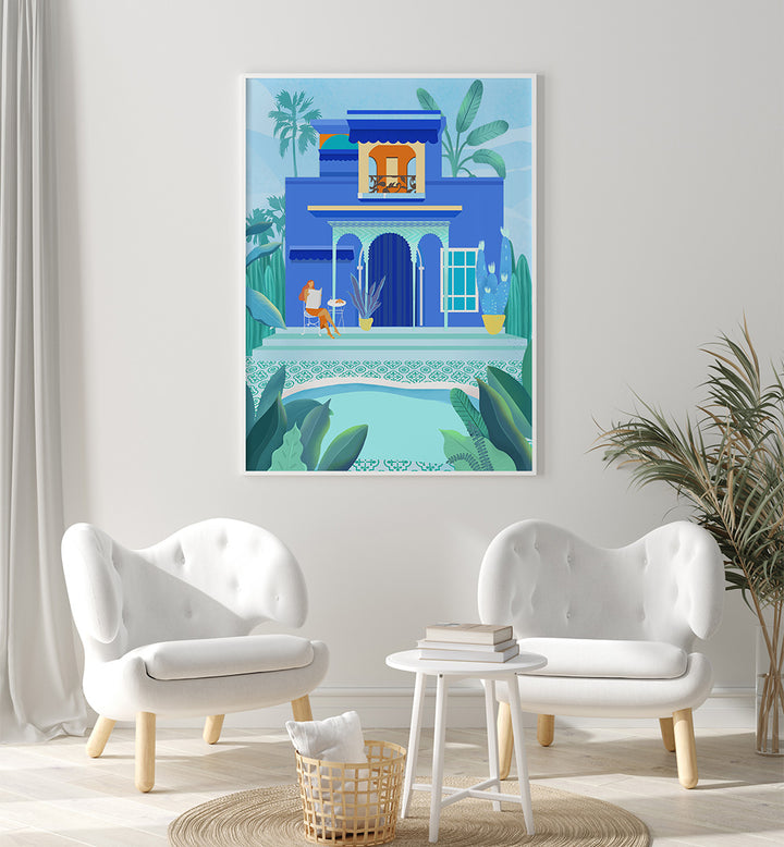 BLUE OASIS , TRAVEL POSTERS