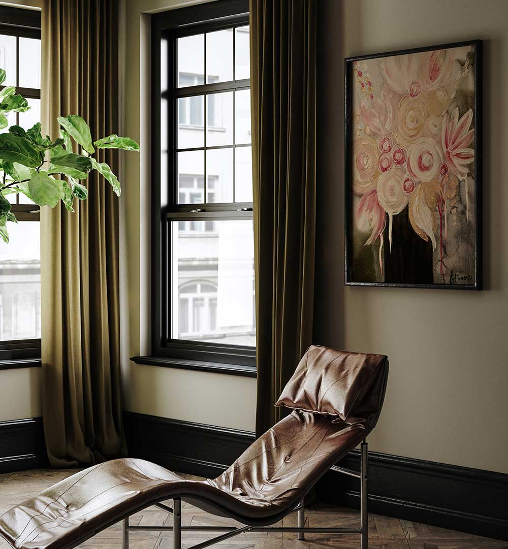 Elegant BLUSH, FLORAL FLOWER PAINTINGS enhance your space with vibrant blooms and harmonious colors, perfect for any room.