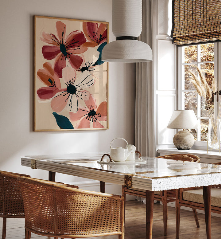 BLUSH AND WINE BLOSSOMS II