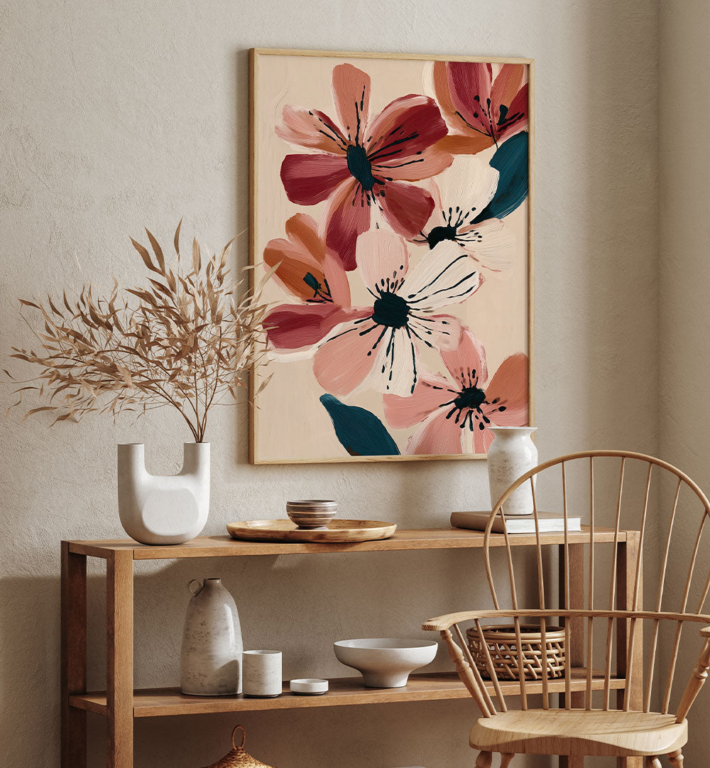 BLUSH AND WINE BLOSSOMS II