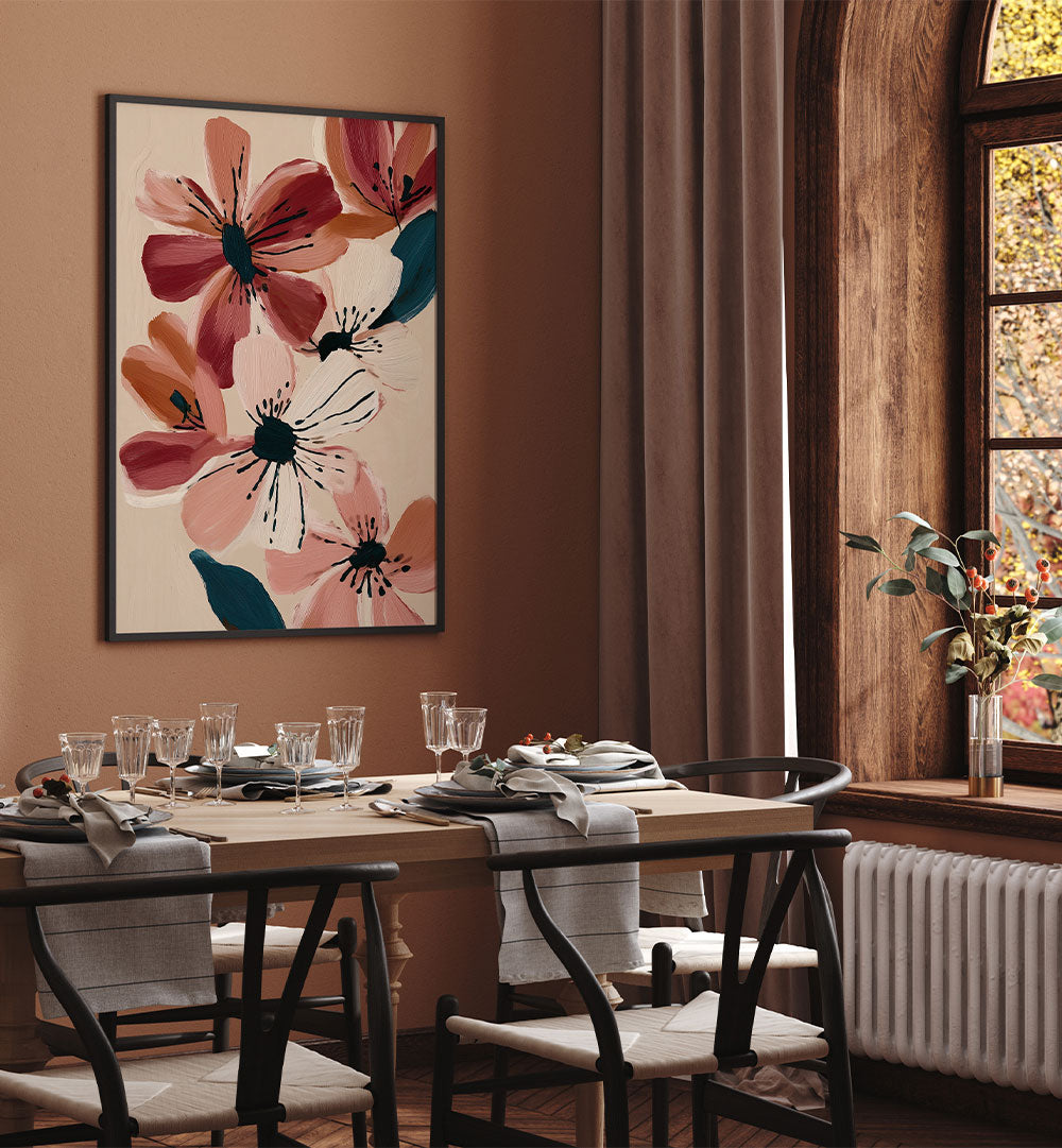 BLUSH AND WINE BLOSSOMS II