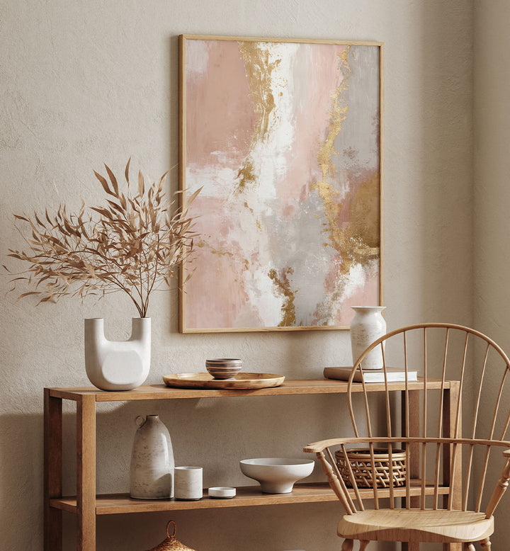 BLUSH GOLD ABSTRACTION