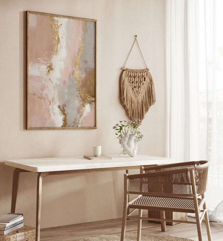 BLUSH GOLD ABSTRACTION