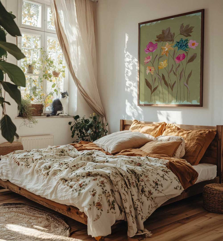 BLUSH IN BLOOM , FLORAL FLOWER PAINTINGS