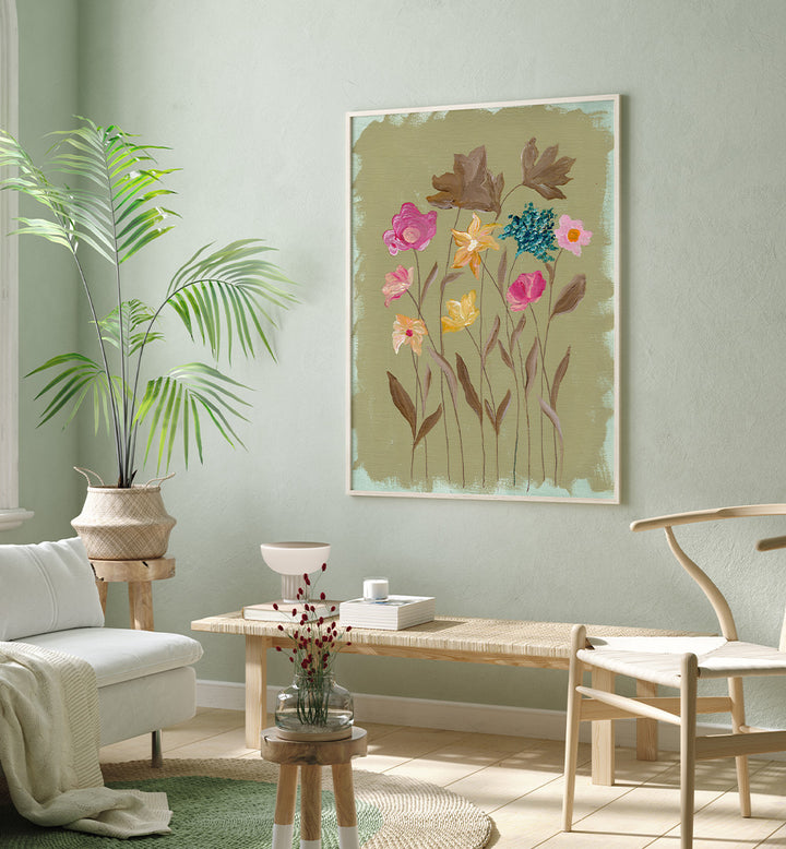 BLUSH IN BLOOM , FLORAL FLOWER PAINTINGS