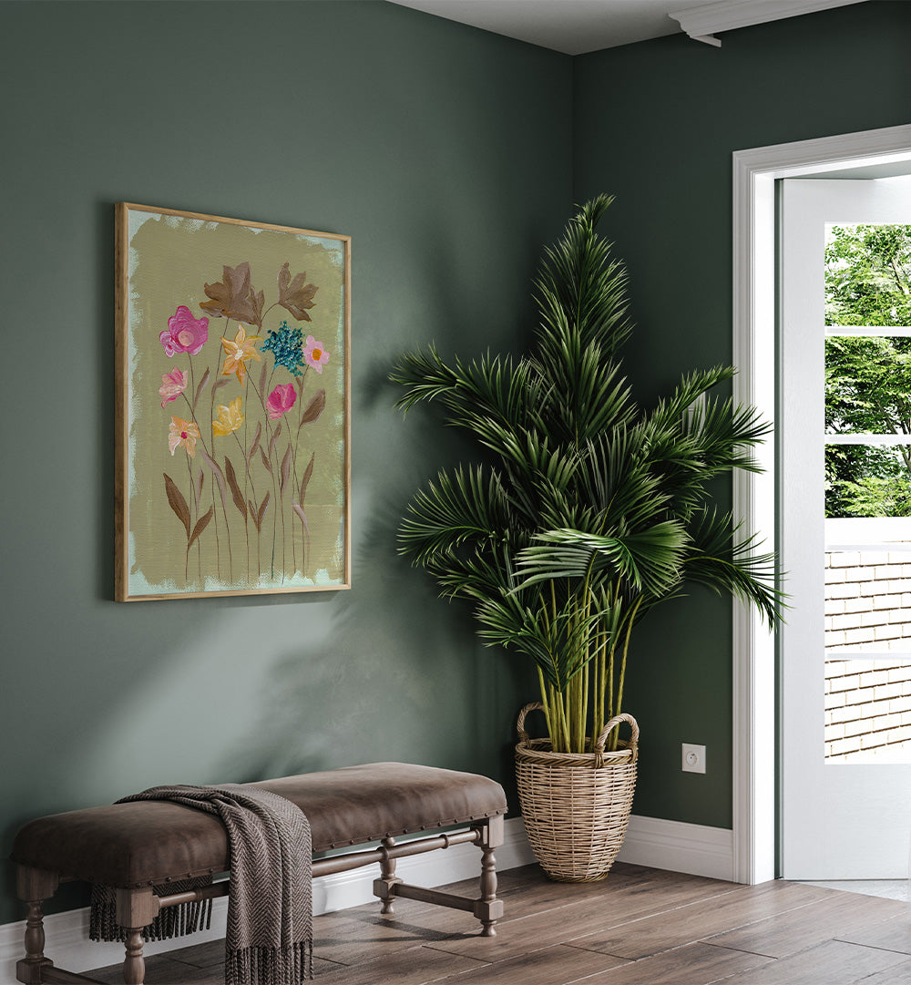 BLUSH IN BLOOM , FLORAL FLOWER PAINTINGS