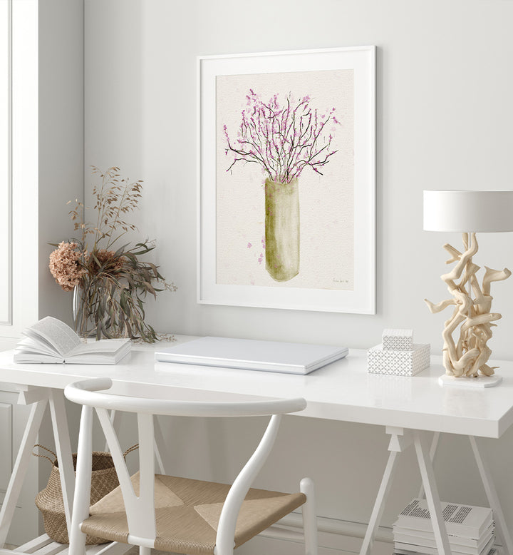 BLUSH PINK FLORAL VASE