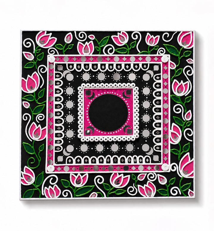 BLUSH BLOOM MIRROR, HANDMADE ARTWORKS