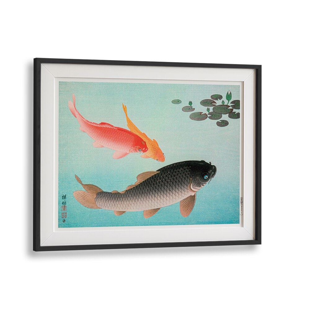 GOLDEN CARP ( 1935) , JAPANESE PAINTINGS , JAPANESE ART PRINTS