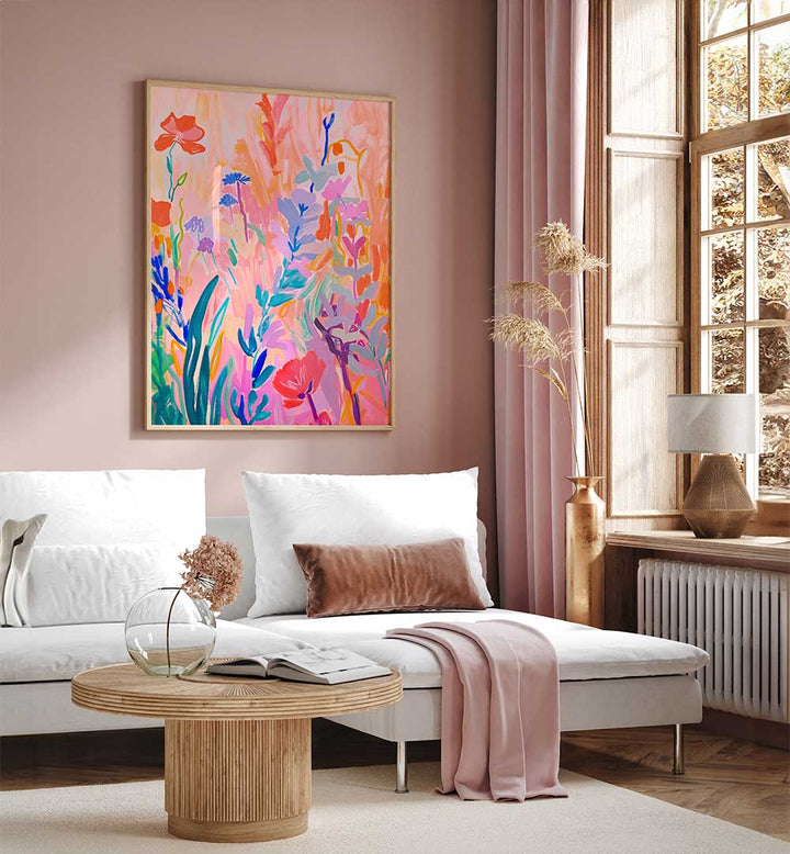 BOHEME , FLORAL FLOWER PAINTINGS