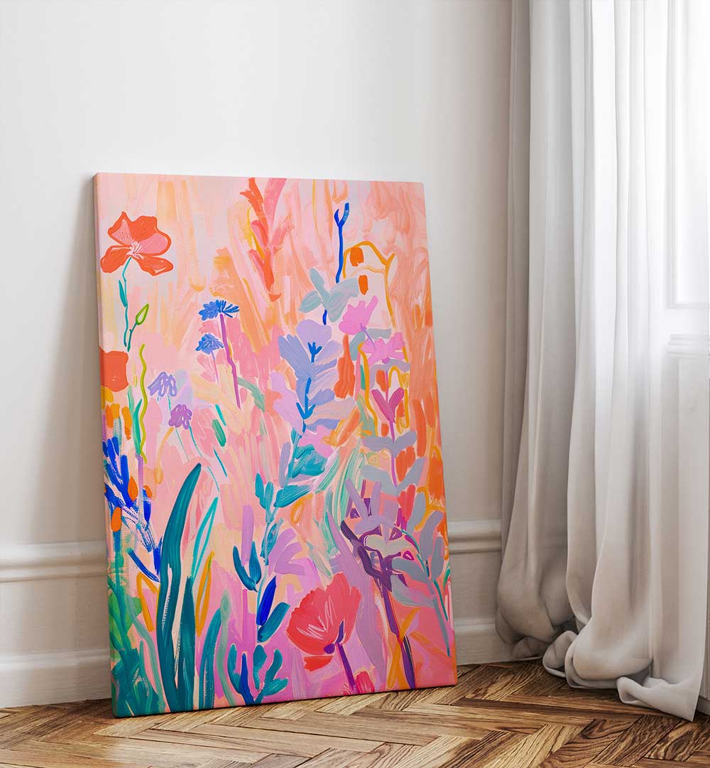 BOHEME , FLORAL FLOWER PAINTINGS