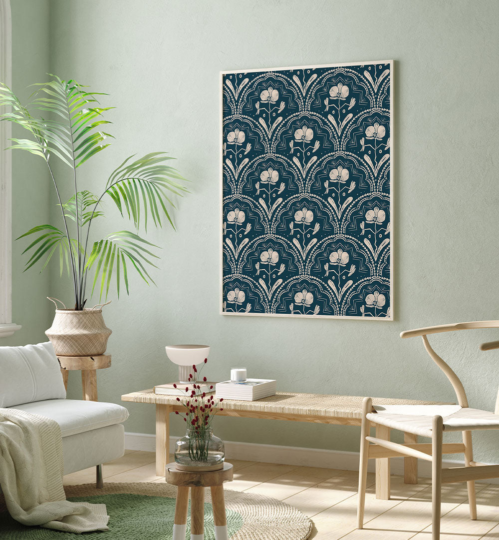 BOHO ORCHID TILES PATTERN