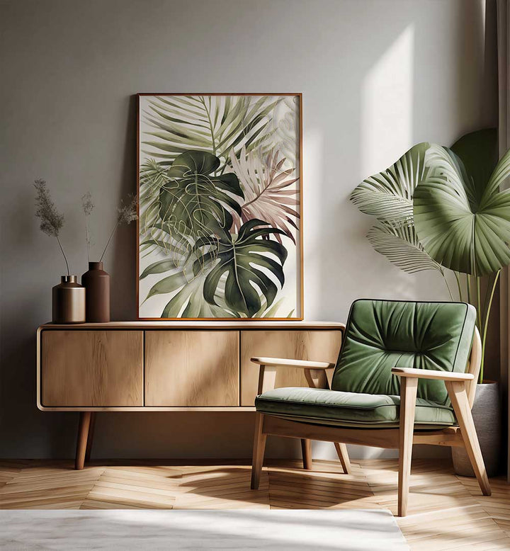 BOHO TROPICAL BOUQUET , FLORAL FLOWER PAINTINGS