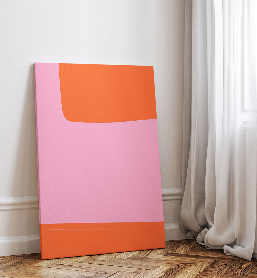 BOLD GEOMETRIC SHAPES , ABSTRACT PAINTINGS