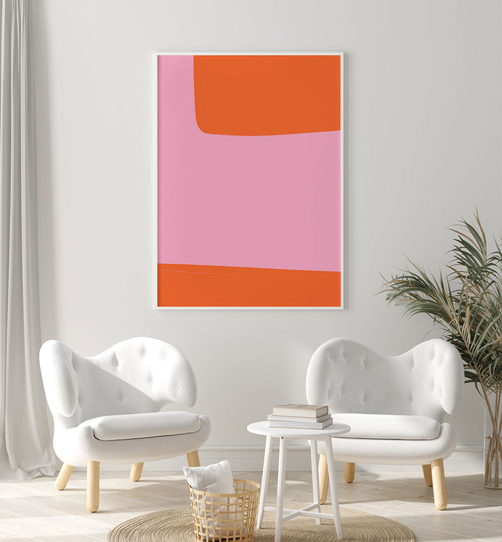 BOLD GEOMETRIC SHAPES , ABSTRACT PAINTINGS