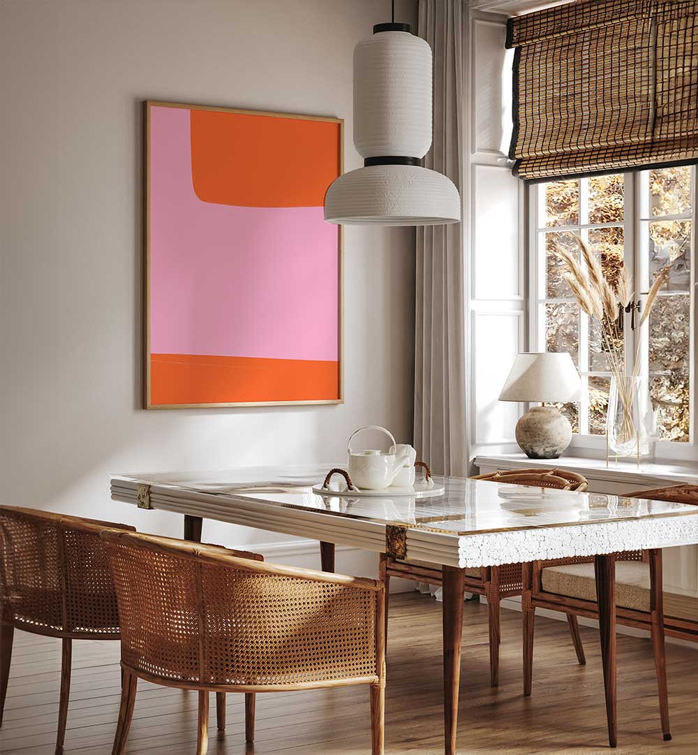 BOLD GEOMETRIC SHAPES , ABSTRACT PAINTINGS