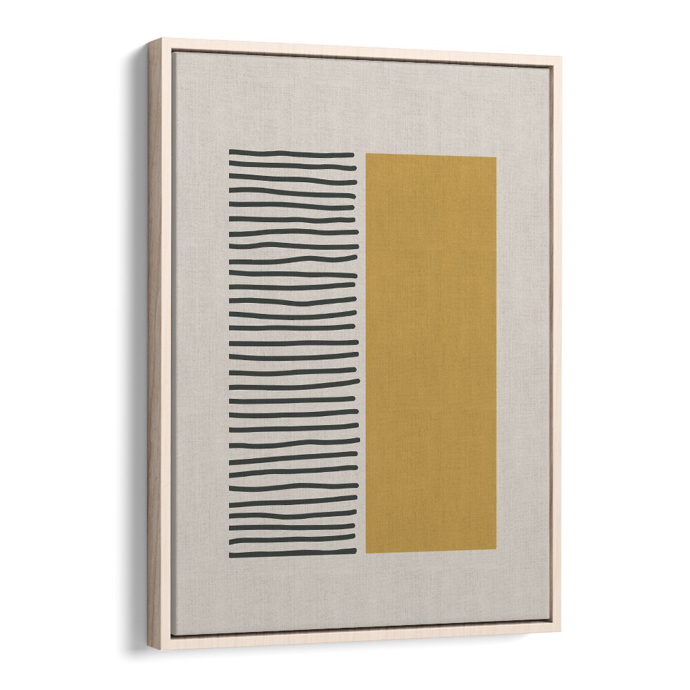 BOLD YELLOW AND BLACK STRIPES POSTER