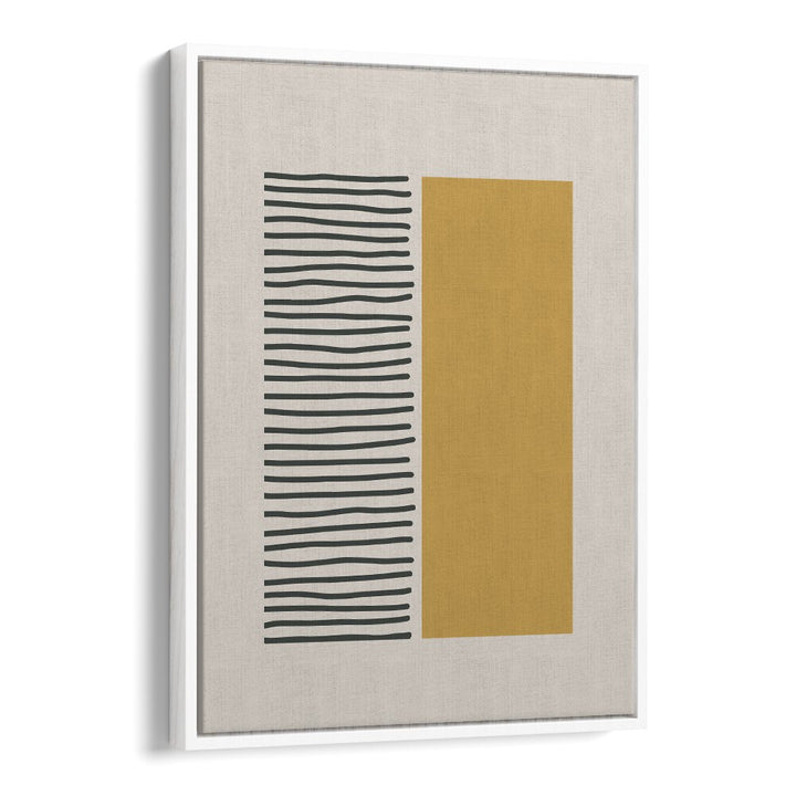 BOLD YELLOW AND BLACK STRIPES POSTER