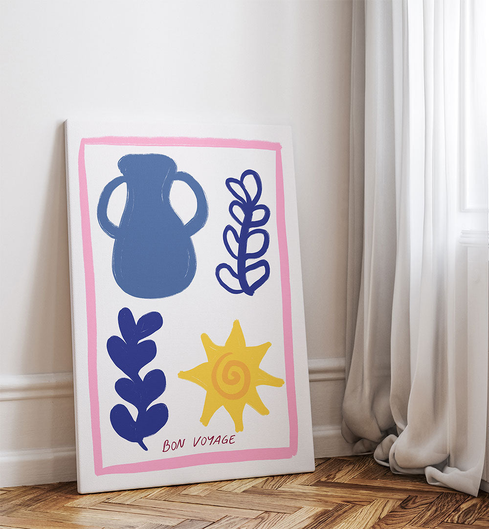 BON VOYAGE SYMBOLS , KIDS ROOM PAINTINGS