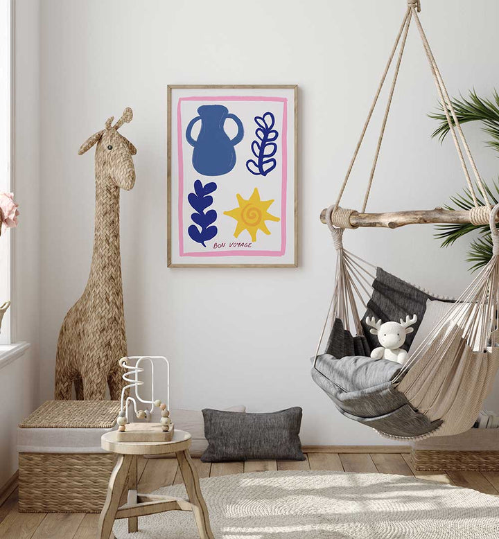 BON VOYAGE SYMBOLS , KIDS ROOM PAINTINGS