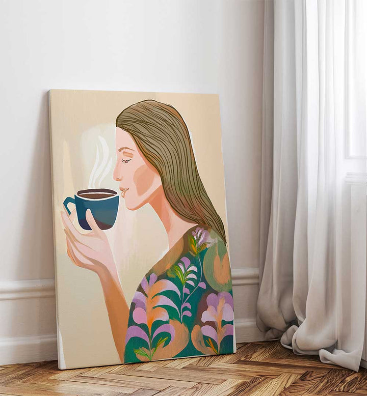 BREAKFAST COFFEE , PORTRAITS & FIGURATIVE ILLUSTRATIONS