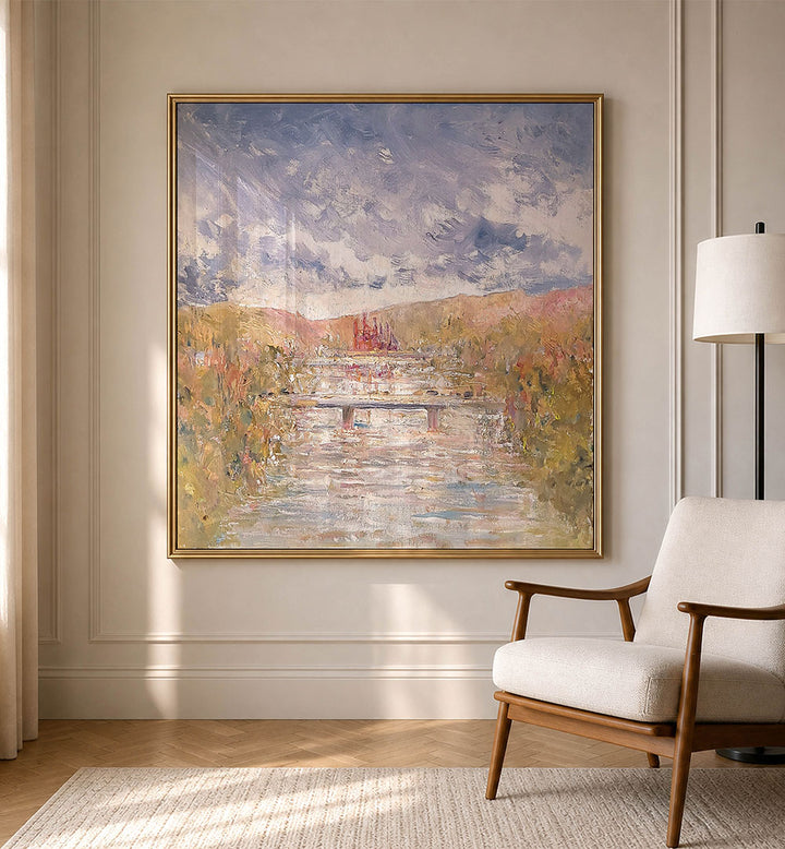 BRIDGE BENEATH THE AUTUMN HILLS